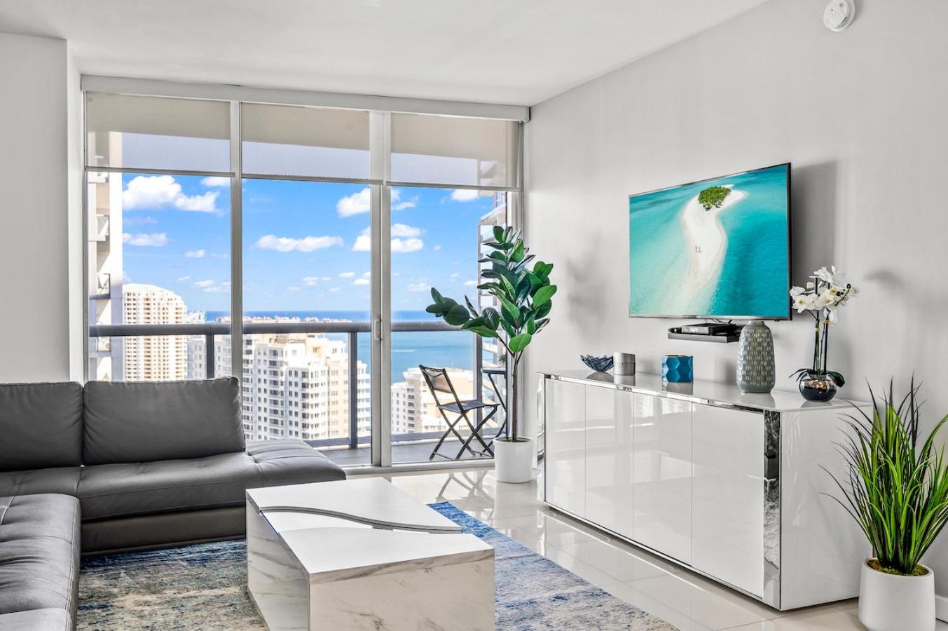 *Iconic W Icon Condo/ Pool&Waterviews*Freespa* Miami Exteriör bild